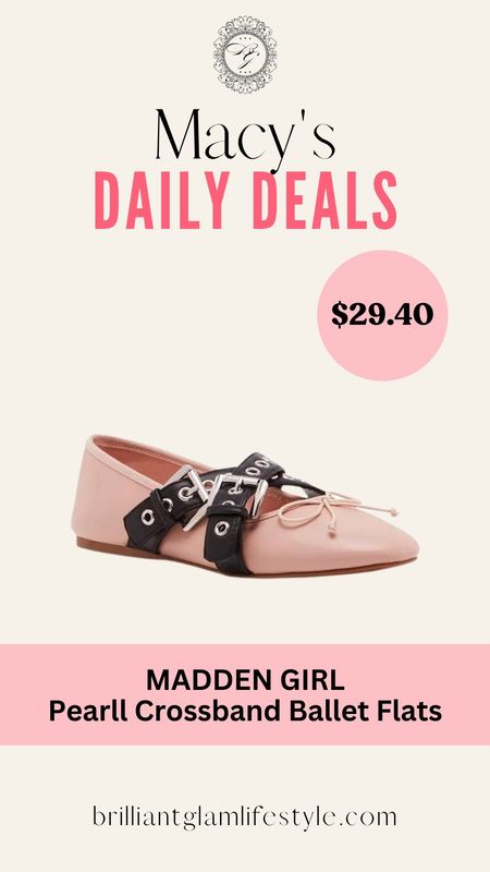 Macy's Daily Deals - Pearll Crossband Ballet Flats. Fashion Big Savings. Spring Sale #Ltk #Macys #Sale #Fashion #Shoes 

#LTKSeasonal #LTKU #LTKsalealert