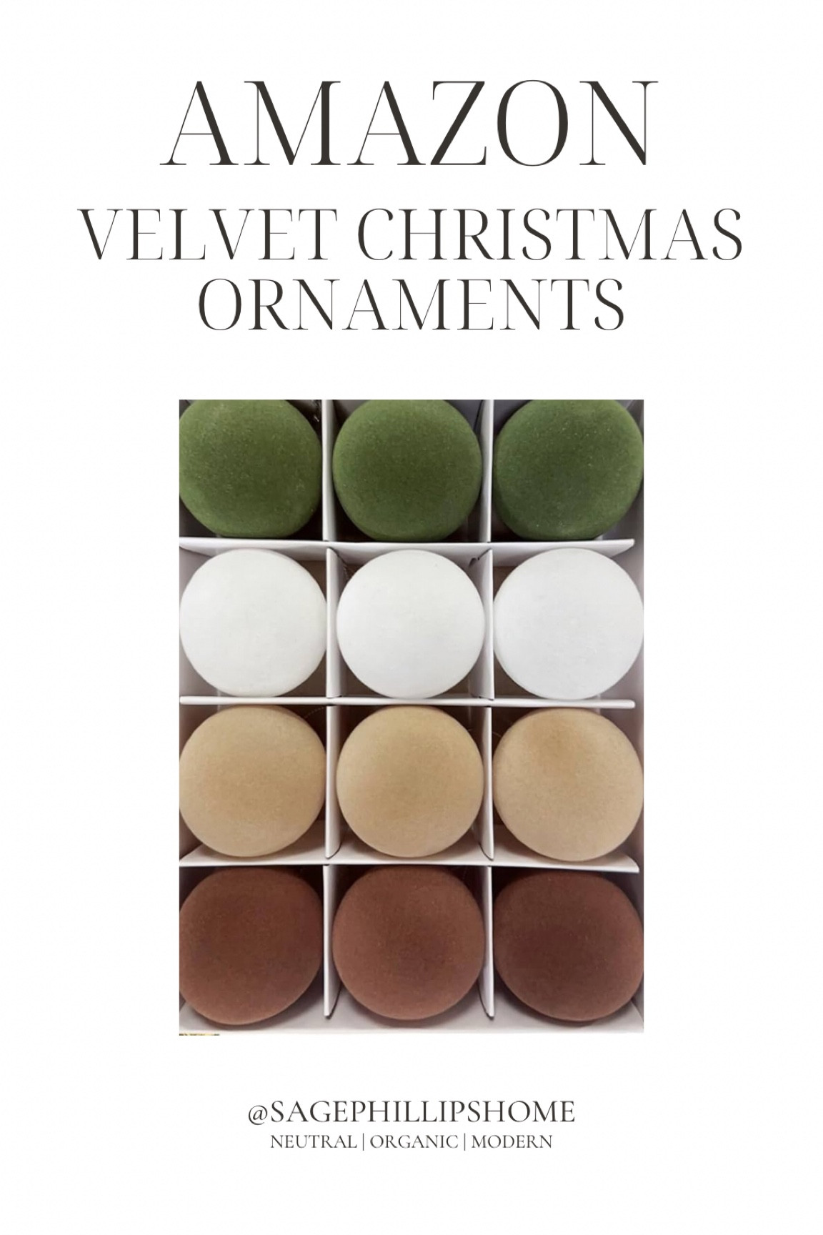 I’m obsessed with these neutral velvet Christmas ornaments! 🎄 They’re perfect for adding that minimal, organic, earthy holiday vibe to your decor. So soft, simple, and cozy—exactly what I love for the holidays! 

#LTKcanada #LTKautumn #LTKstyletip