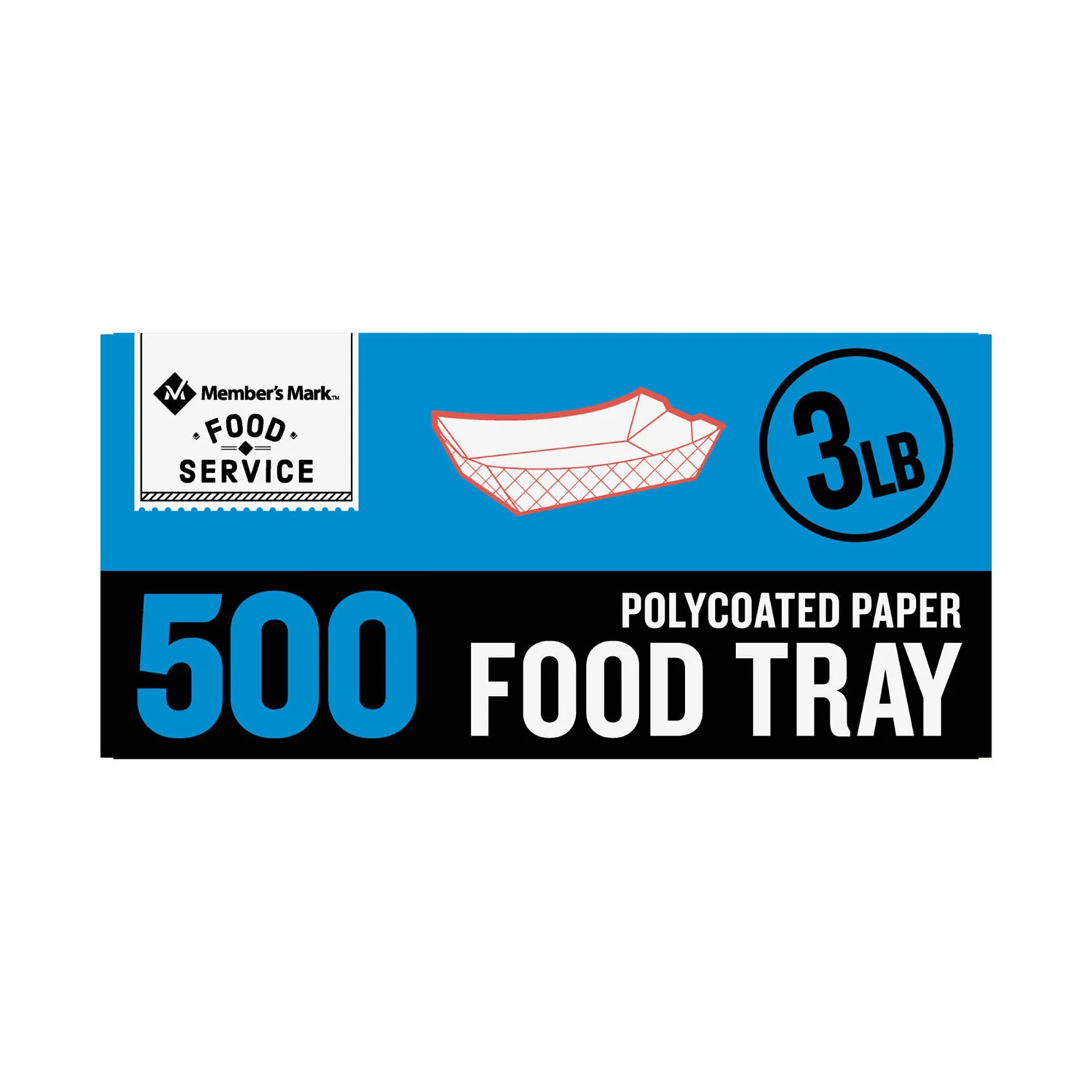 Member's Mark 3lb. Heavy Duty Paper Food Trays (500 ct.) | Sam's Club