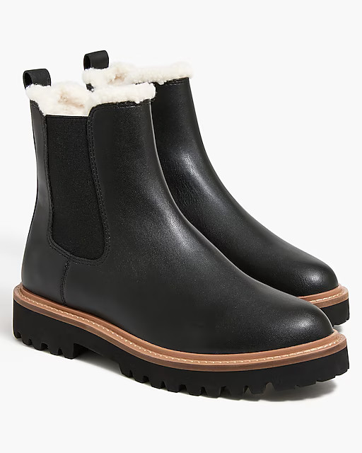 Lug-sole Chelsea boots | J.Crew Factory