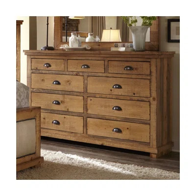 Castagnier 9 Drawer Double Dresser | Wayfair North America