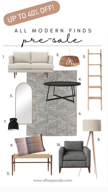 Prepare your carts, my friends! I’ve gathered up some of my favorite All Modern finds for their upcoming Black Friday sale! 💥This will be the time to scoop up those home decor living room pieces that make such an impact with the best prices of the season!! 🖤


#Allmodernpartner
#blackfriday

#LTKhome