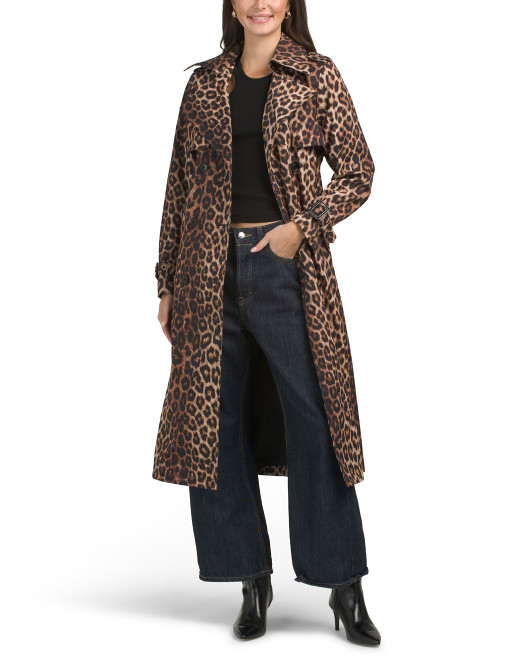 Water Repellent Belted Trench Coat | TJ Maxx