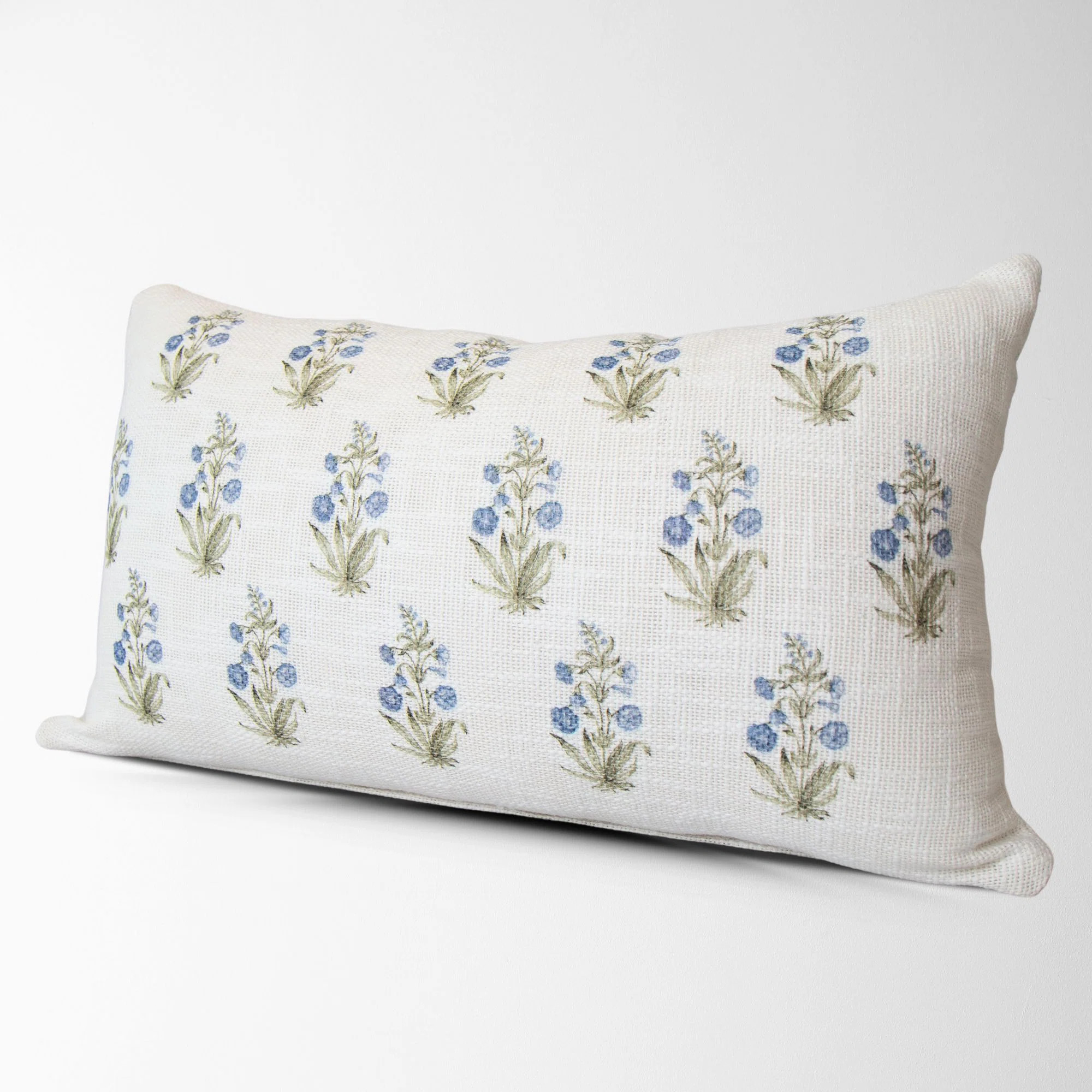 Lucie Hand Painted Block Print Floral Pillow CoverByTajikHome | Wayfair North America