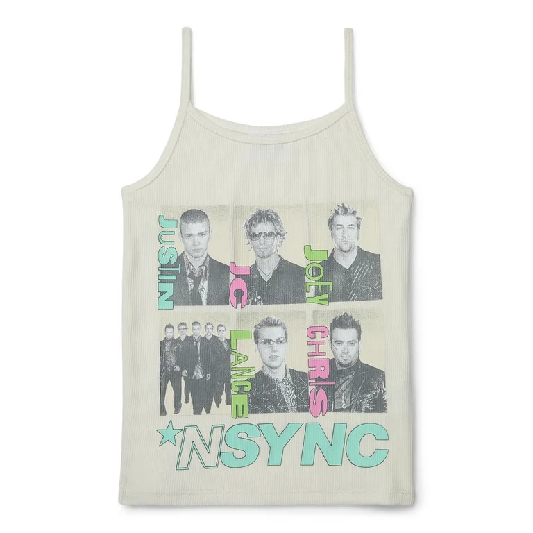 NSYNC Girls Graphic Tank Top, Sizes 4-16 | Walmart (US)