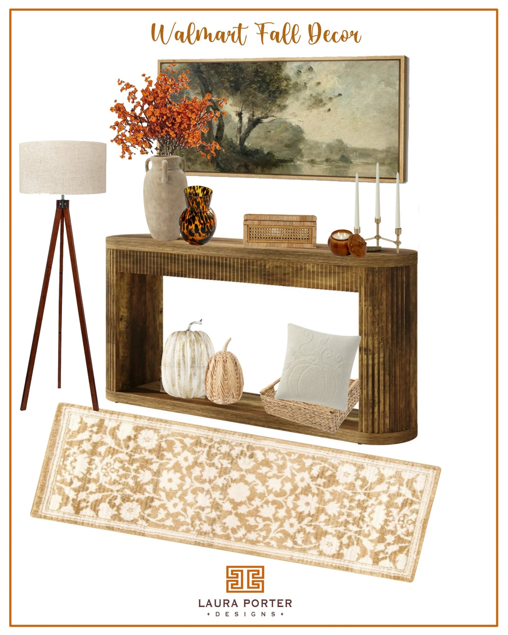 Walmart Fall Decor 🧡🍁 
#lauraporterdesigns #walmarthome #falldedor #fallhome #walmartfall 
#fall #pumpkins #entrydecor 

#LTKHome #LTKSeasonal #LTKFindsUnder50