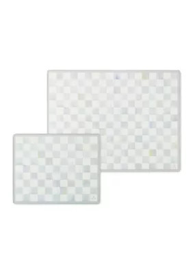 MacKenzie-Childs Check Glass Cutting Board - Set of 2 | Belk