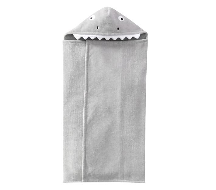 Shark Baby Beach Hooded Towel | Pottery Barn Kids