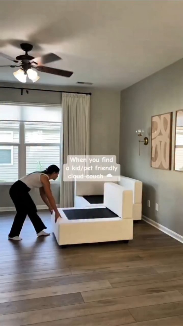 Obsessed with how soft AND practical this cloud couch is 🛋️🐾👶
Scroll down to shop! 

 #LTKSeasonal #LTKHome #LTKStyleTip