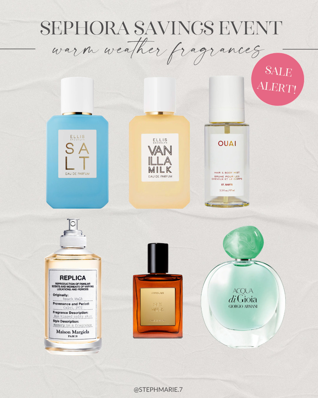 The Sephora Savings Event is HERE!! 💫 Use code SPRINGSALE to get up to 20% off these warm weather fragrances when you’re logged into your Sephora account!  

 #LTKOver40 #LTKSaleAlert #LTKBeauty