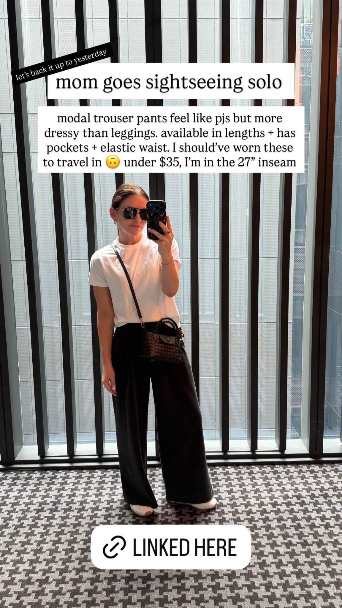 modal trouser pants feel like pjs but more dressy than leggings. available in lengths + has pockets + elastic waist. I should’ve worn these to travel in 🙃 under $35, I’m in the 27” inseam 

#LTKdayinmylife #LTKootd #LTKTravel