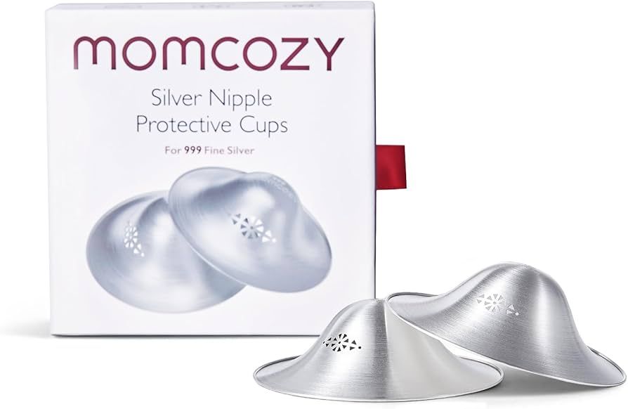 Momcozy 999 Silver Nursing Cups Original Perforated Breathable Design, 999 Silver Nipple Cover fo... | Amazon (US)