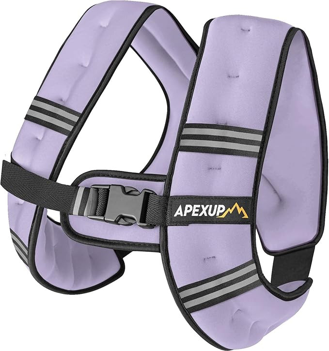 APEXUP Weighted Vest with 5lbs/10lbs/15lbs/20lbs/25lbs/30lbs Weights and Reflective Stripe, Weigh... | Amazon (US)