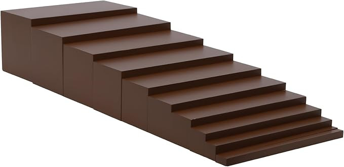 Adena Montessori Small Brown Stair Materials (7x7x14cm) | Amazon (US)