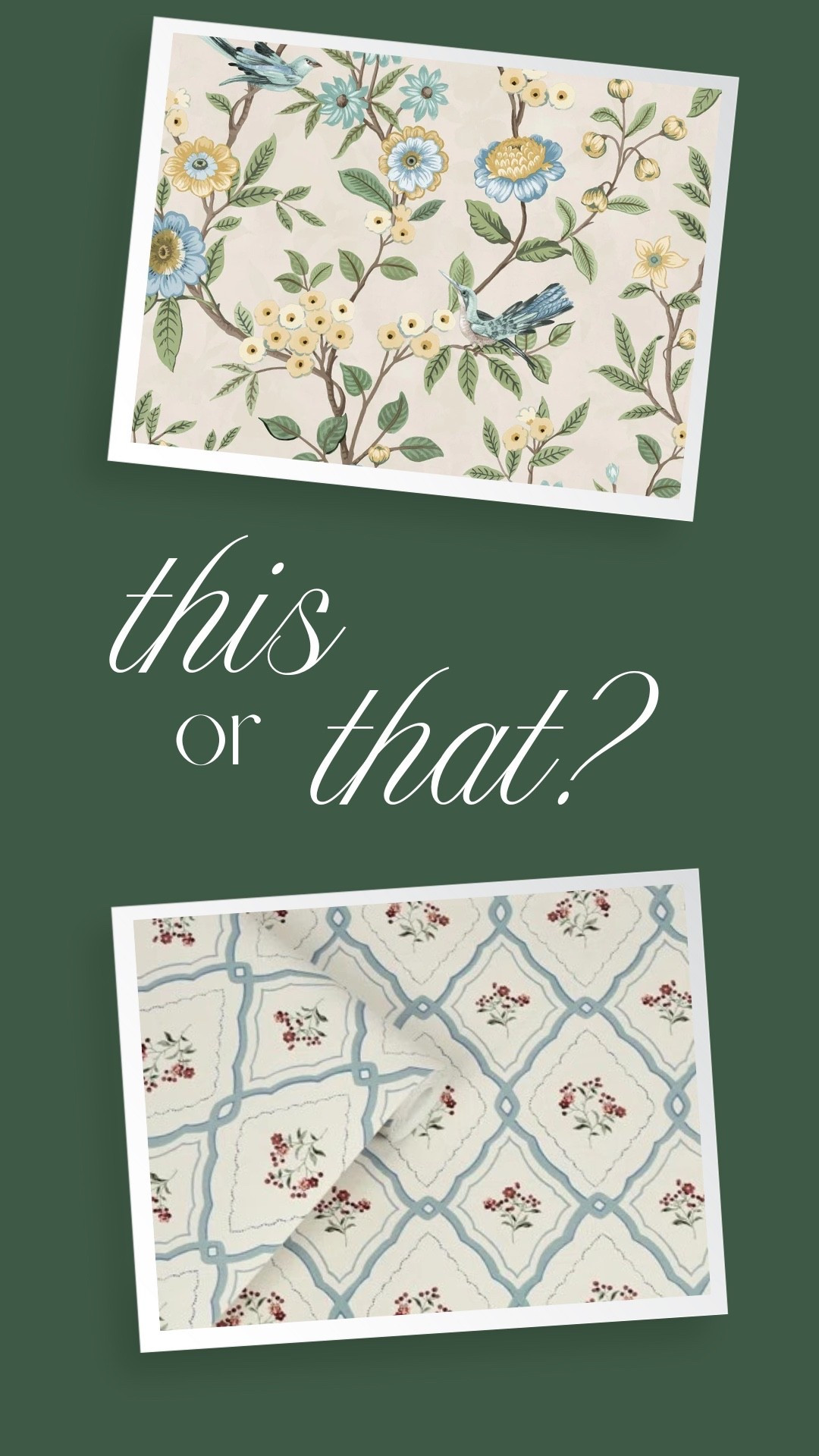 Too grandma? Or just the right amount? I love these cheerful wallpaper patterns 

#LTKHome