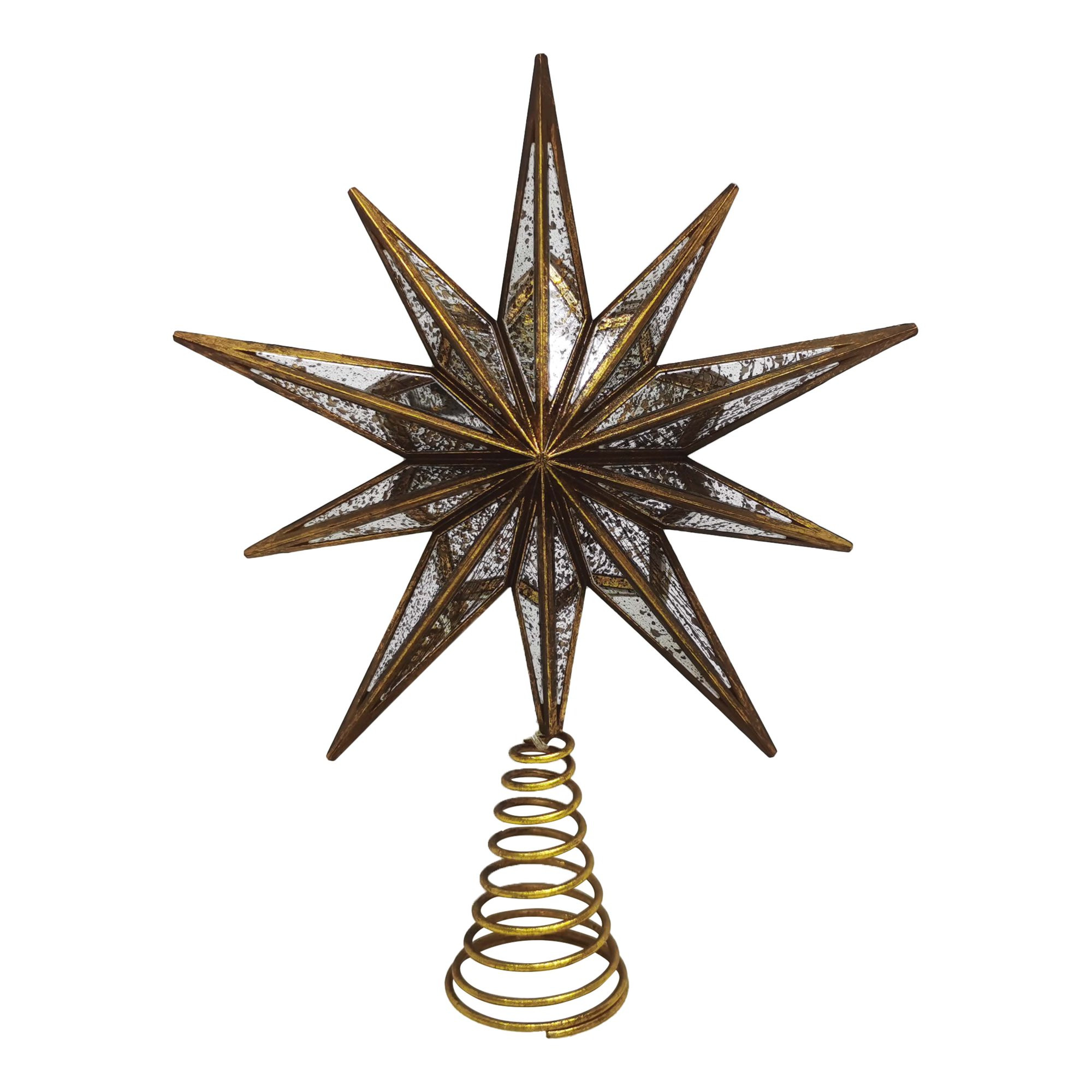 9.5" Gold Bethlehem Star LED Tree Topper by Ashland® - Christmas Tree Topper | Walmart (US)
