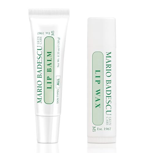 Mario Badescu Moisturizing Lip Balm for Dry Cracked Lips, Infused with Coconut Oil and Shea Butter, Ultra-Nourishing Lip Care Moisturizer for Soft, Smooth and Supple Lips | Amazon (US)
