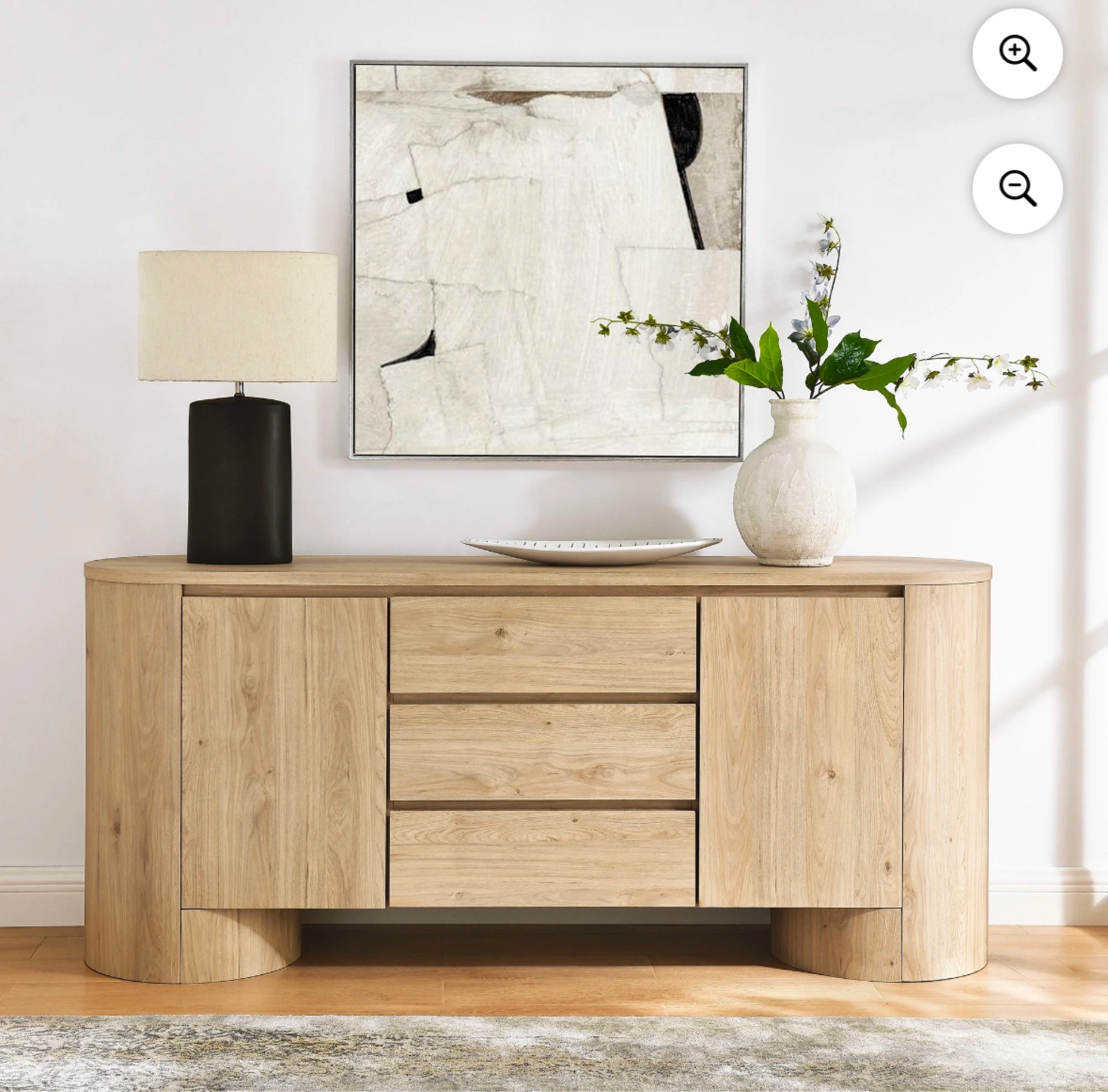 Love the rounded corners on this console table! 

#livingroom #diningroom 

#LTKHome