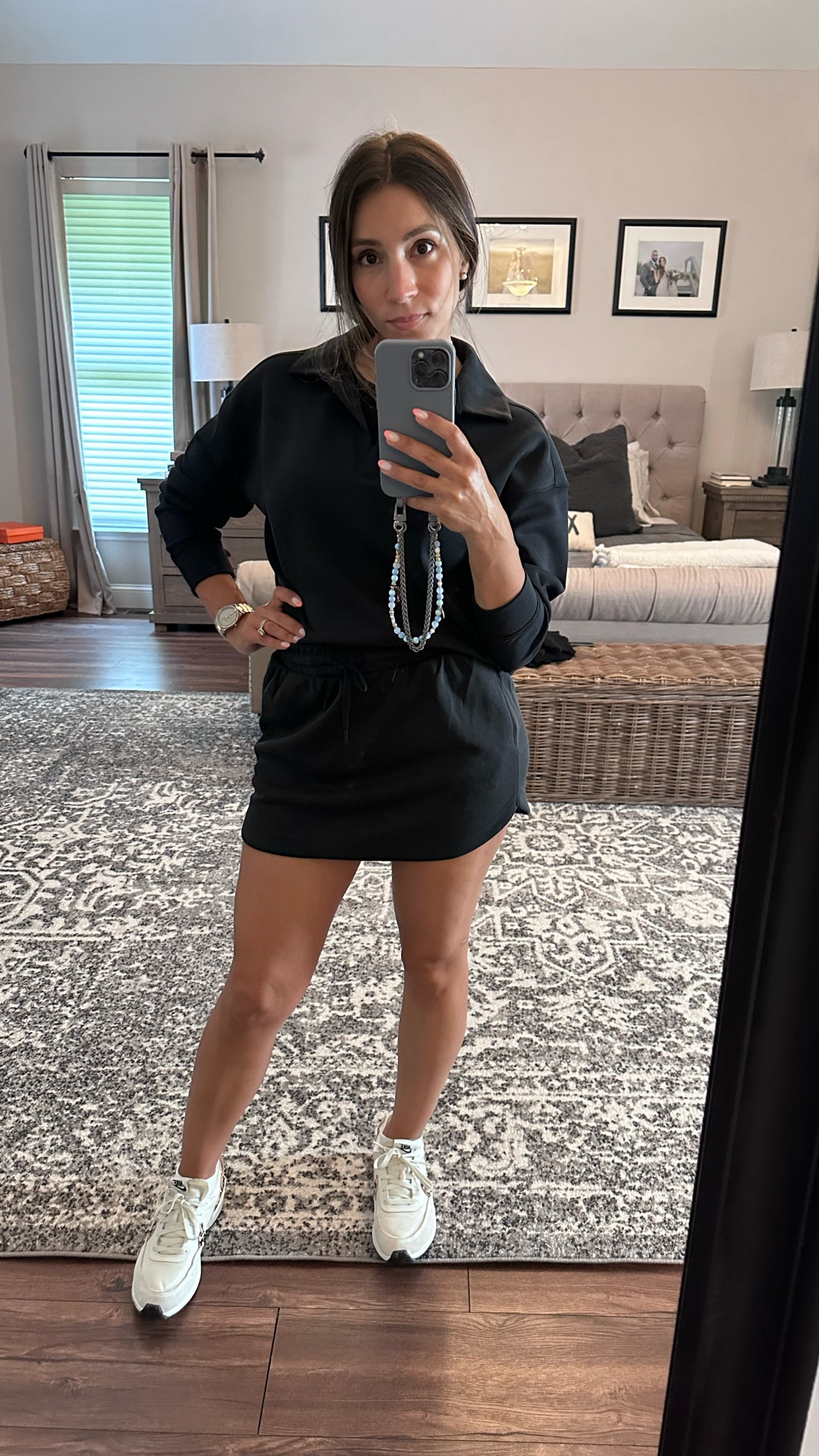 Wearing the Women’s Airy Sleek Polo Sweatshirt + Sleek Skort in Black Onyx — size small in both! I usually size up to a medium in athletic sets (especially shorts), but this small fits perfectly. I’m 5’1” and love the length — if you’re taller, you may want to size up for a little more coverage.

This set is seriously so comfortable. The fabric feels even better than my Free People skort. It’s that sporty-chic vibe that works for everything from errands to casual hangs.

#effortliss #ltkfit #ltkathleisure #sportyandchic #casualstyle #blackonyxvibes #ltkfinds #momstyle #petitefriendly #skortseason #comfychic #everydaystyle #coolgirlcasual #sportsetstyle

#LTKActive #LTKSeasonal #LTKPetite