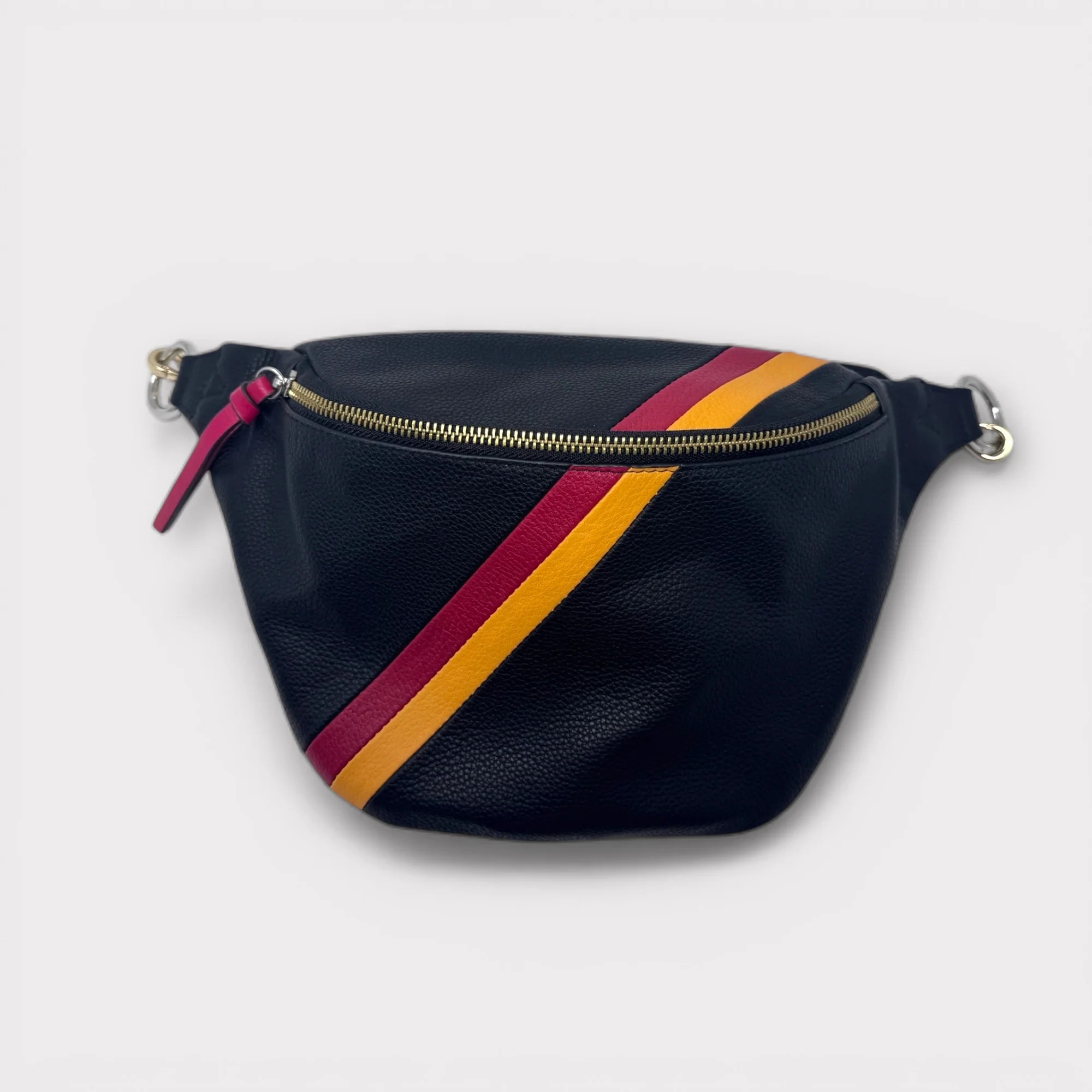 Sporty Large Striped Sling Bag | Capital Z LLC