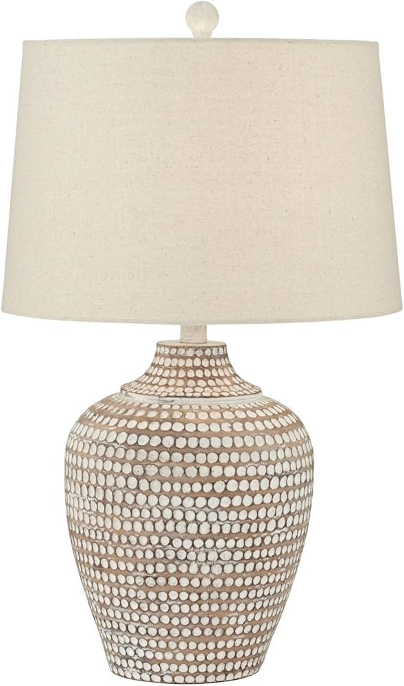 Pacific Coast Lighting Alese 23 1/2" Textured Dot Jug Table Lamp | Amazon (US)