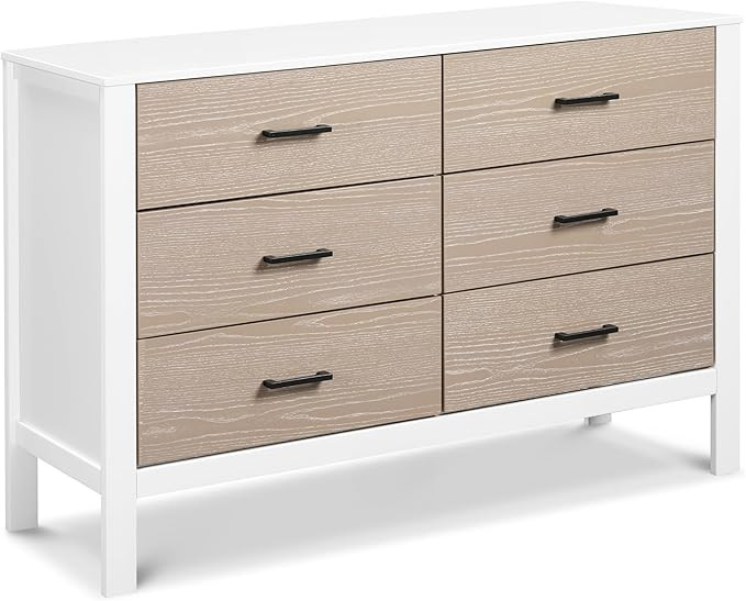 Carter's by DaVinci Radley 6-Drawer Dresser in White & Coastwood | Amazon (US)