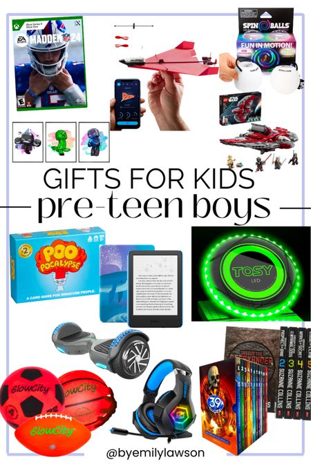 Gift ideas for pre teen boys

#LTKHoliday #LTKkids #LTKGiftGuide