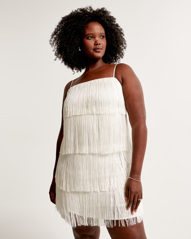 Women's Fringe Mini Dress | Women's The A&F Wedding Shop | Abercrombie.com | Abercrombie & Fitch (US)