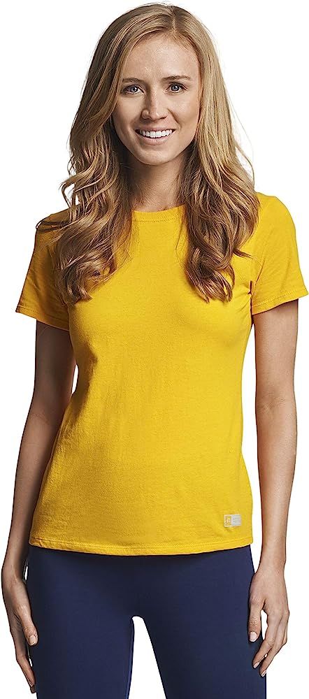 Russell Athletic Women's Cotton Performance T-Shirts | Amazon (US)