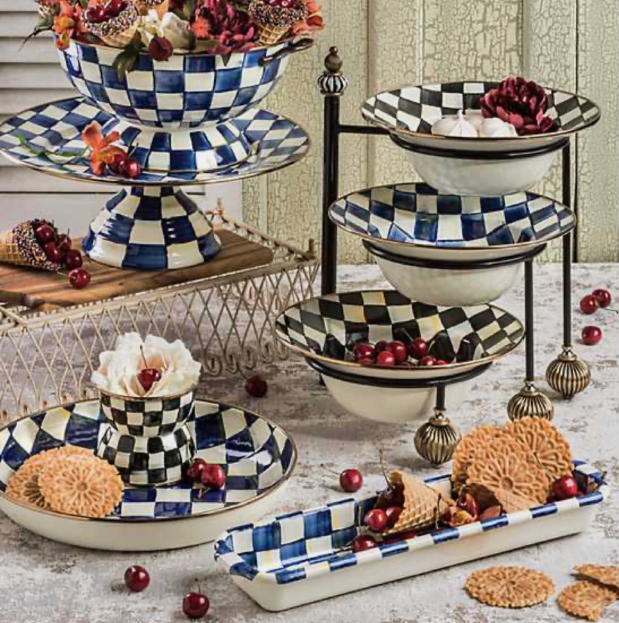 I have all these Mackenzie Childs pieces in Courtly Check and honestly I want more 🤪 It’s just never enough 🖤🤍🖤

#LTKSeasonal #LTKhome #LTKFind
