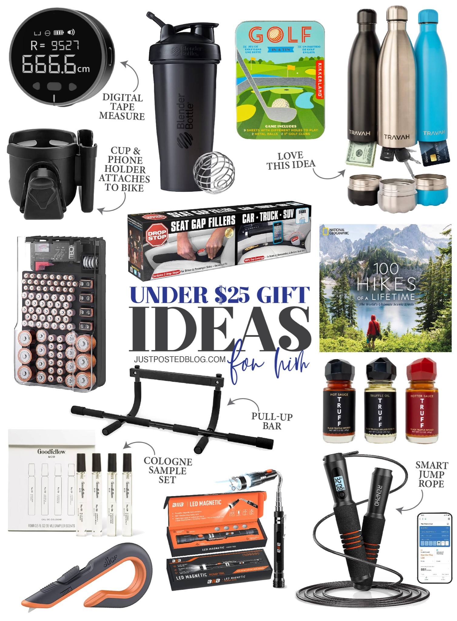 A gift guide full of ideas for him under $25! 

#LTKmens #LTKHoliday #LTKGiftGuide