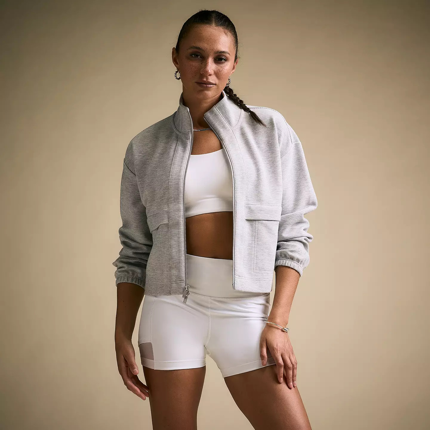 CALIA Women's Elevate Ottoman Mock Neck Jacket | DICK'S Sporting Goods