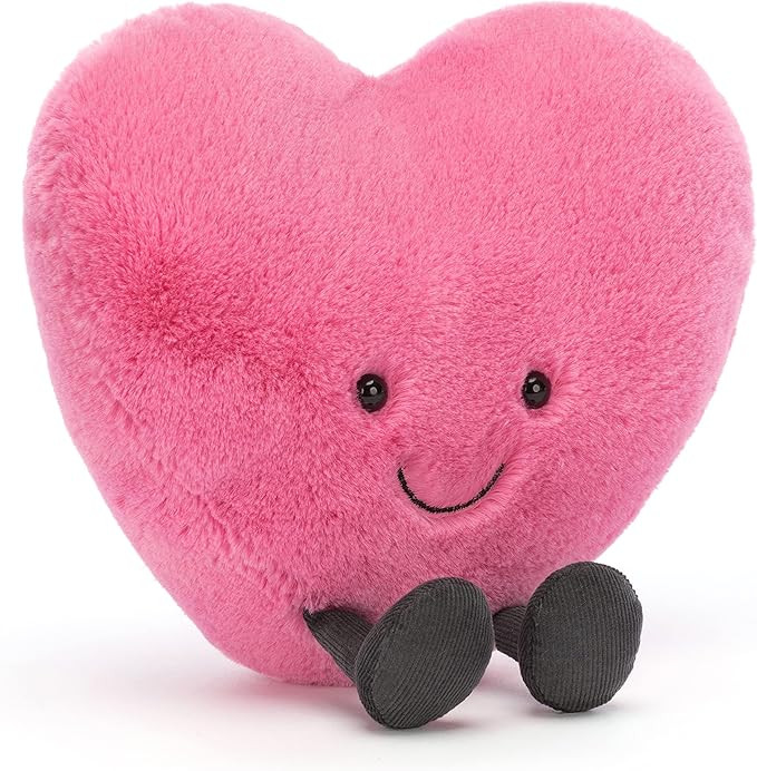 Amazon.com: Jellycat Amuseable Pink Heart Stuffed Plush | Valentine's Day Gifts for Kids, Boys, G... | Amazon (US)