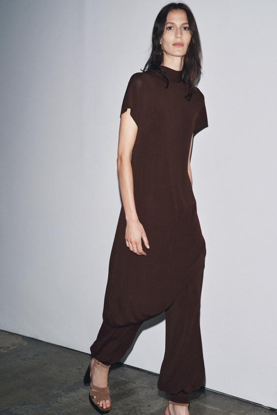 BALLOON KNIT PANTS | Zara US