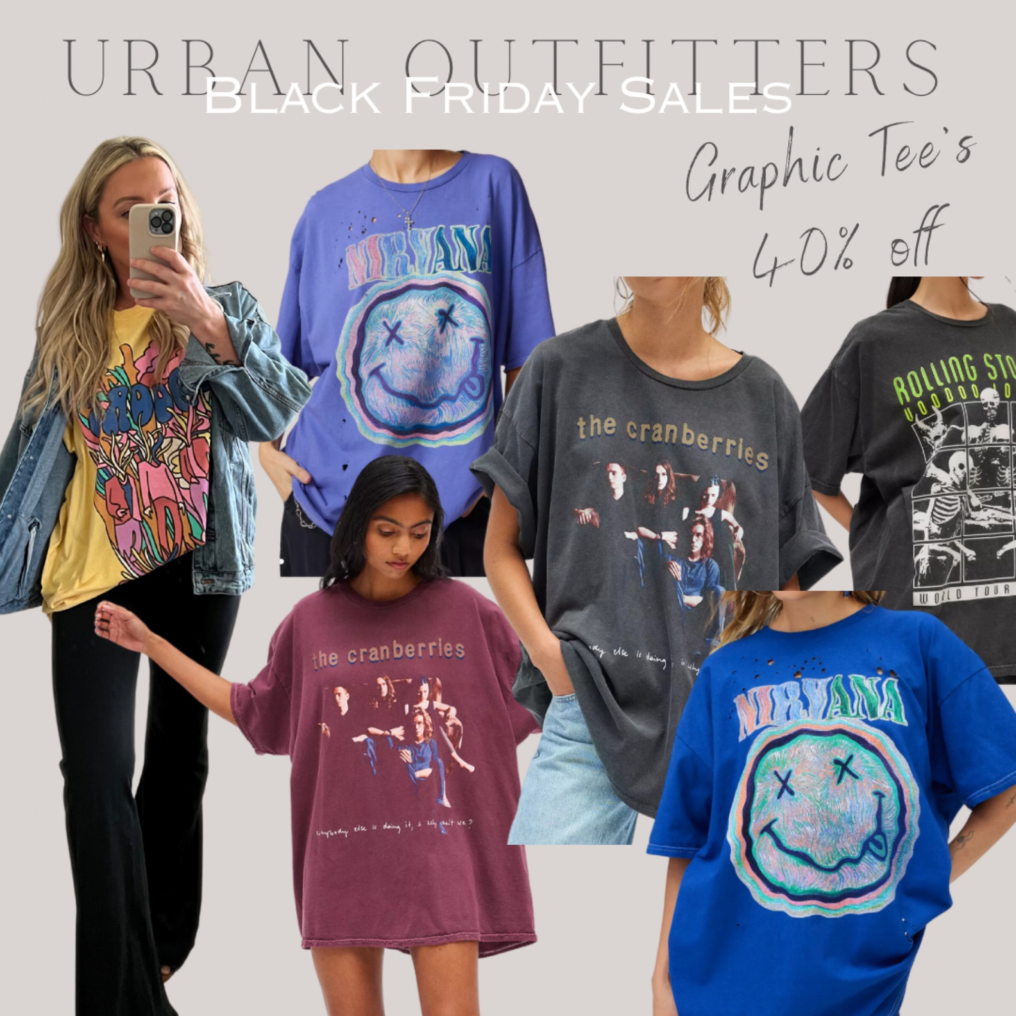 My favorite graphic tees are on sale! 40% off!! 😮😍


Graphic tee, oversized, T-shirt, graphic sweatshirt, Blink-182 tshirt, The cranberries t-shirt 


#urbanoutfitters I’m 

#LTKGiftGuide #LTKFindsUnder50 #LTKSaleAlert