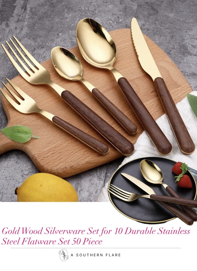 stunning silverware set. Perfect for any special occasion! #DiningEssentials #AmazonFinds

#LTKHome