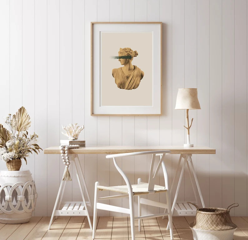 Aesthetic Statue Head Print  Artemis Print  Printable Wall | Etsy | Etsy (US)