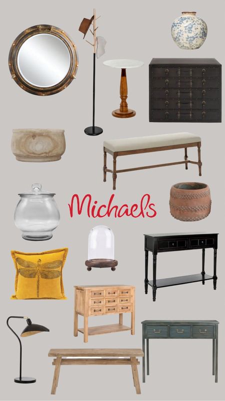 Furniture, side table, throw pillow, vase, coat rack, mirror

#LTKhome