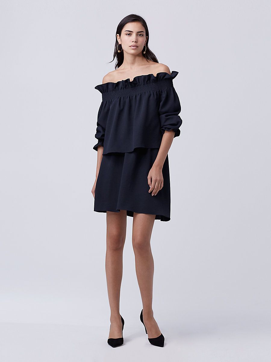 DVF Georgie Off the Shoulder Dress | DVF