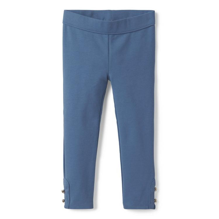 Button-Cuff Ponte Pant | Janie and Jack