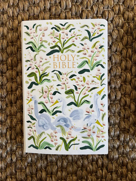 Herons in the Flowers No. 4, Original Handpainted NIV | Evelyn Henson