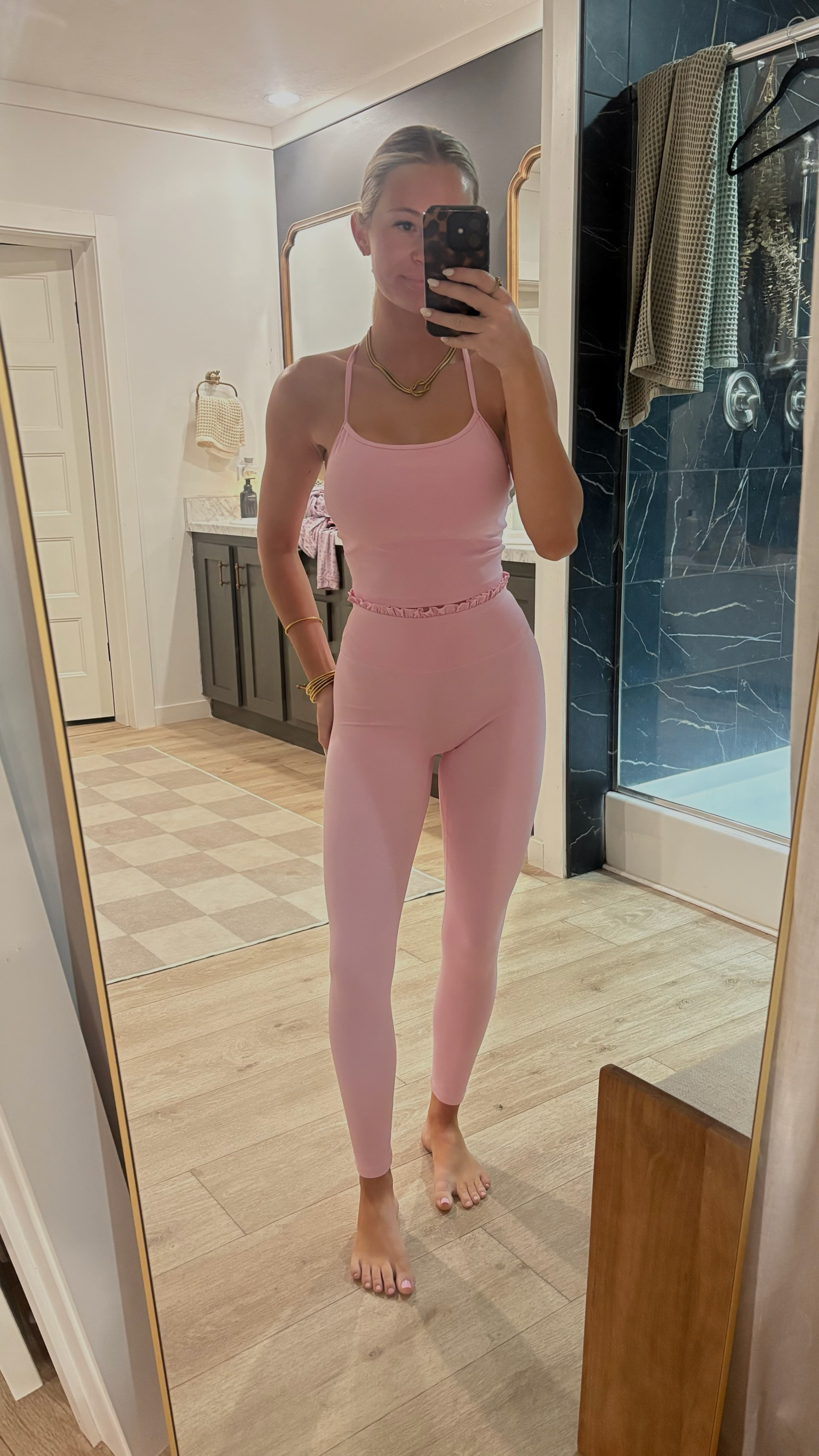 Obsessed with this ruffle set so much I just ordered 2 more colors!  

 #LTKootd #LTKActive