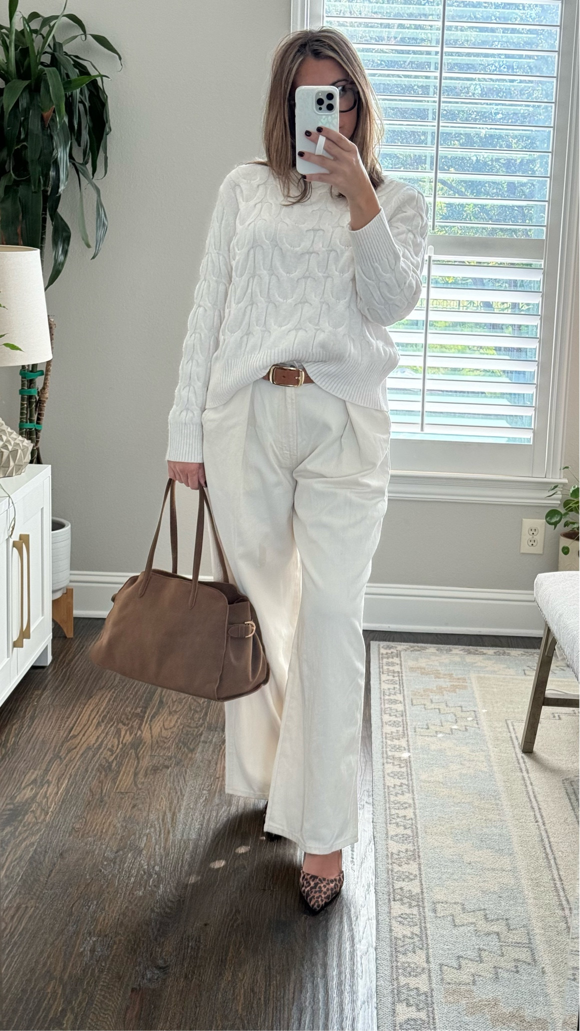 Looking for a good pair of trousers under $40? This pair is very flattering, runs TTS (in a size 8) and love the double button detail. Paired it with this super soft, cashmere look sweater for an elevated look. 

| trousers | look for less | elevated look | affordable fashion | workwear | dressy outfit | casual look | everyday look | how to style trousers | fashion over 40 | target style | 

#LTKSeasonal #LTKFindsUnder50 #LTKOver40