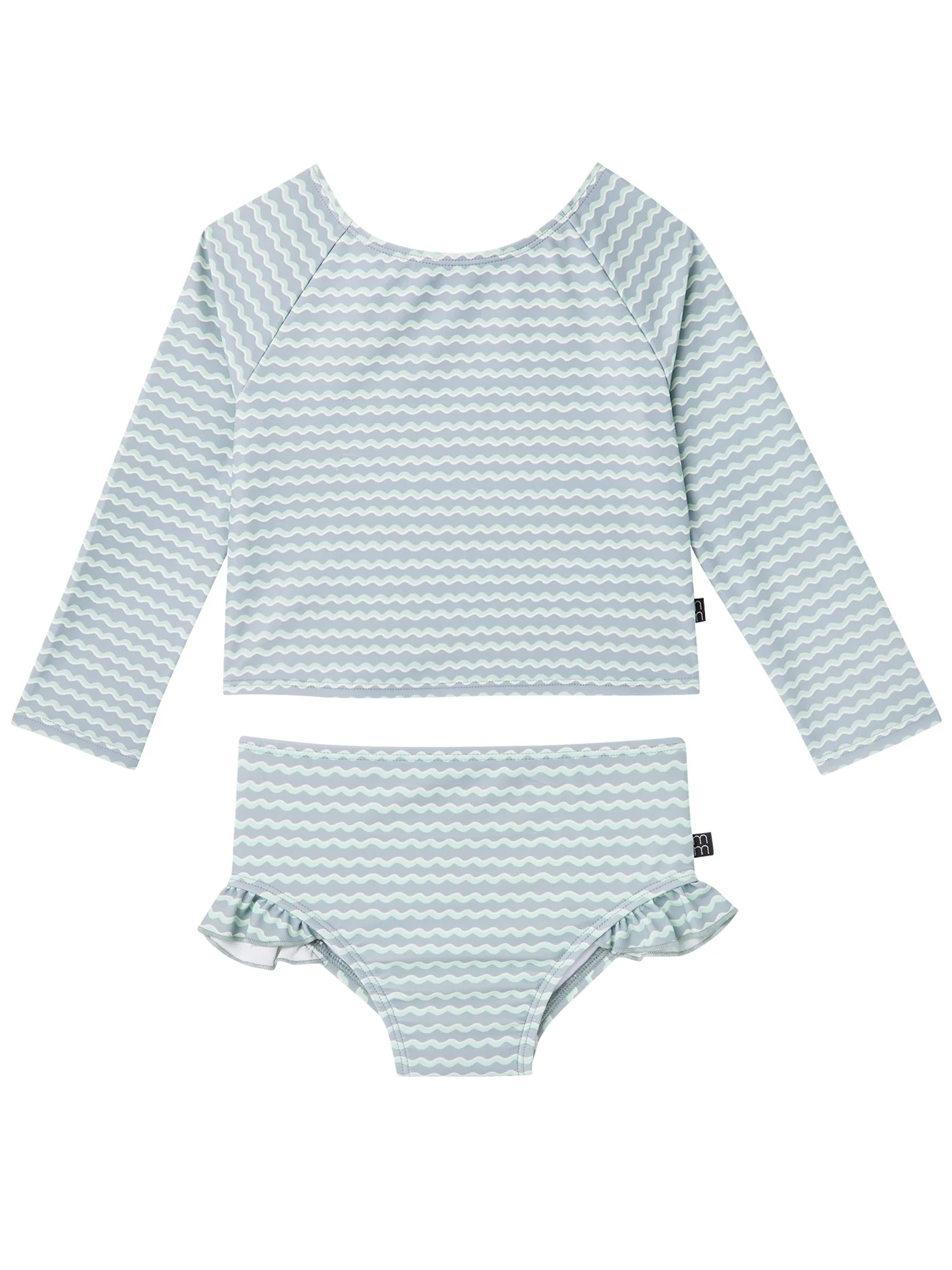 Modern Moments by Gerber Baby and Toddler Girl Keyhole Rashguard Set, 2-Piece, Sizes 0/3M-5T | Walmart (US)