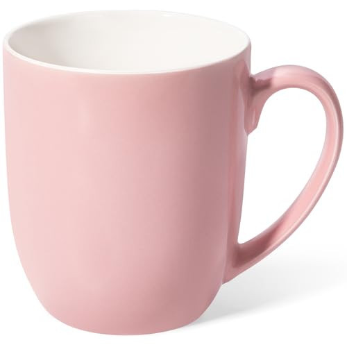 Urbanstrive 16 oz Large Coffee Mug with Handle Tea Cup Novelty Coffee Cup Idea Gift for Men Women Office Work (Pink) | Amazon (US)