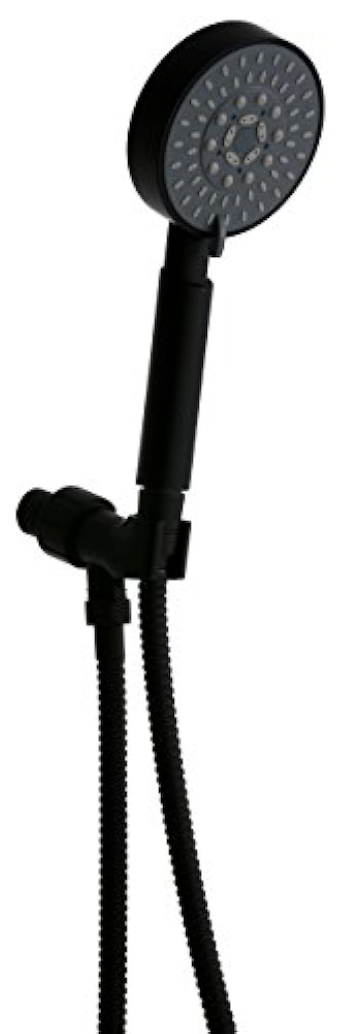 Derengge HSH-117TF-MT 5-Function Handheld Showerhead with Hose and Bracket Holder, Matte Black | Amazon (US)