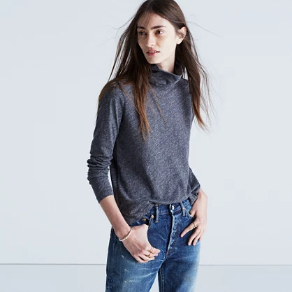 Whisper Cotton Turtleneck | Madewell
