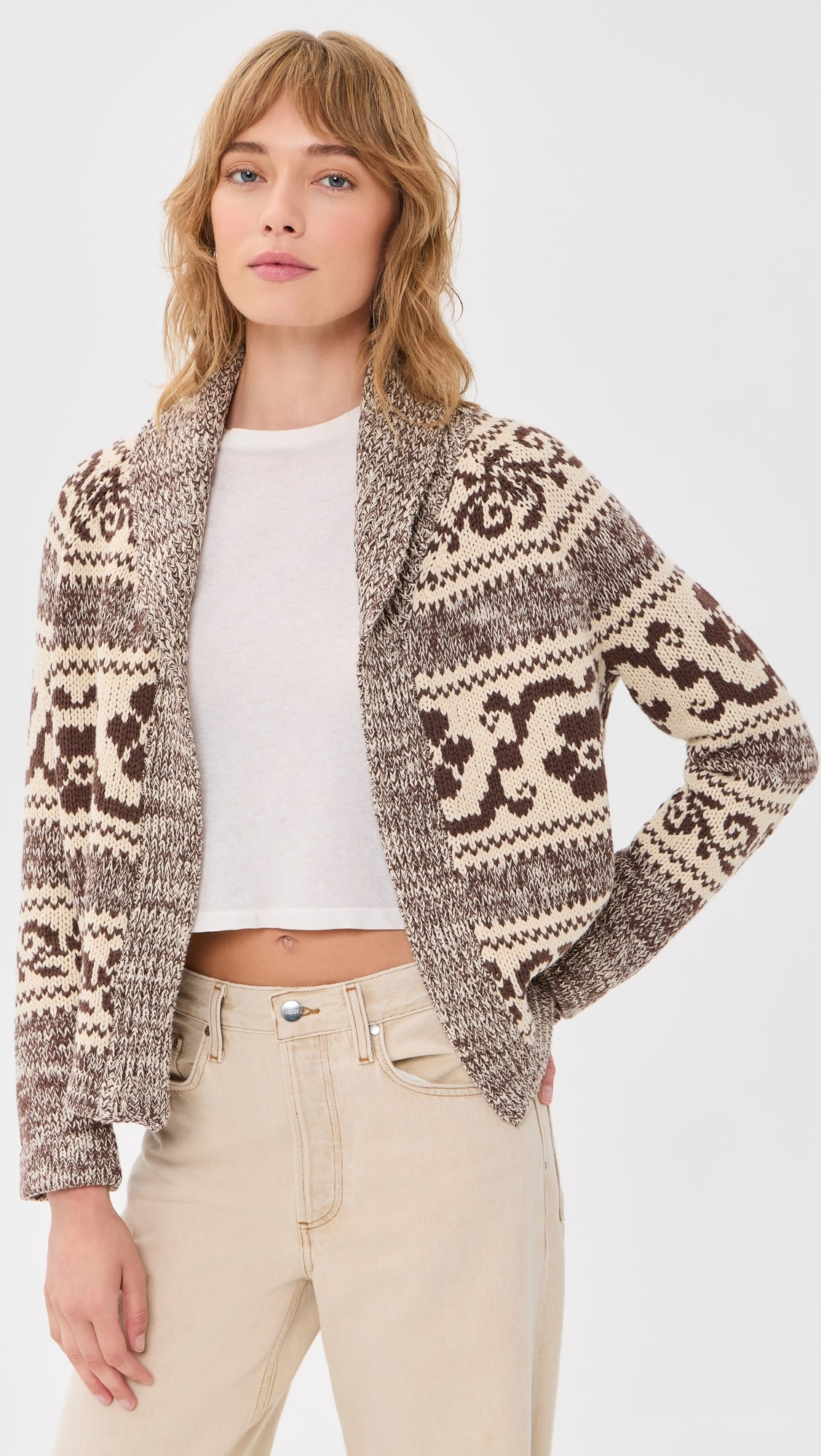 THE GREAT. The Nordic Flower Lodge Cardigan | Shopbop | Shopbop