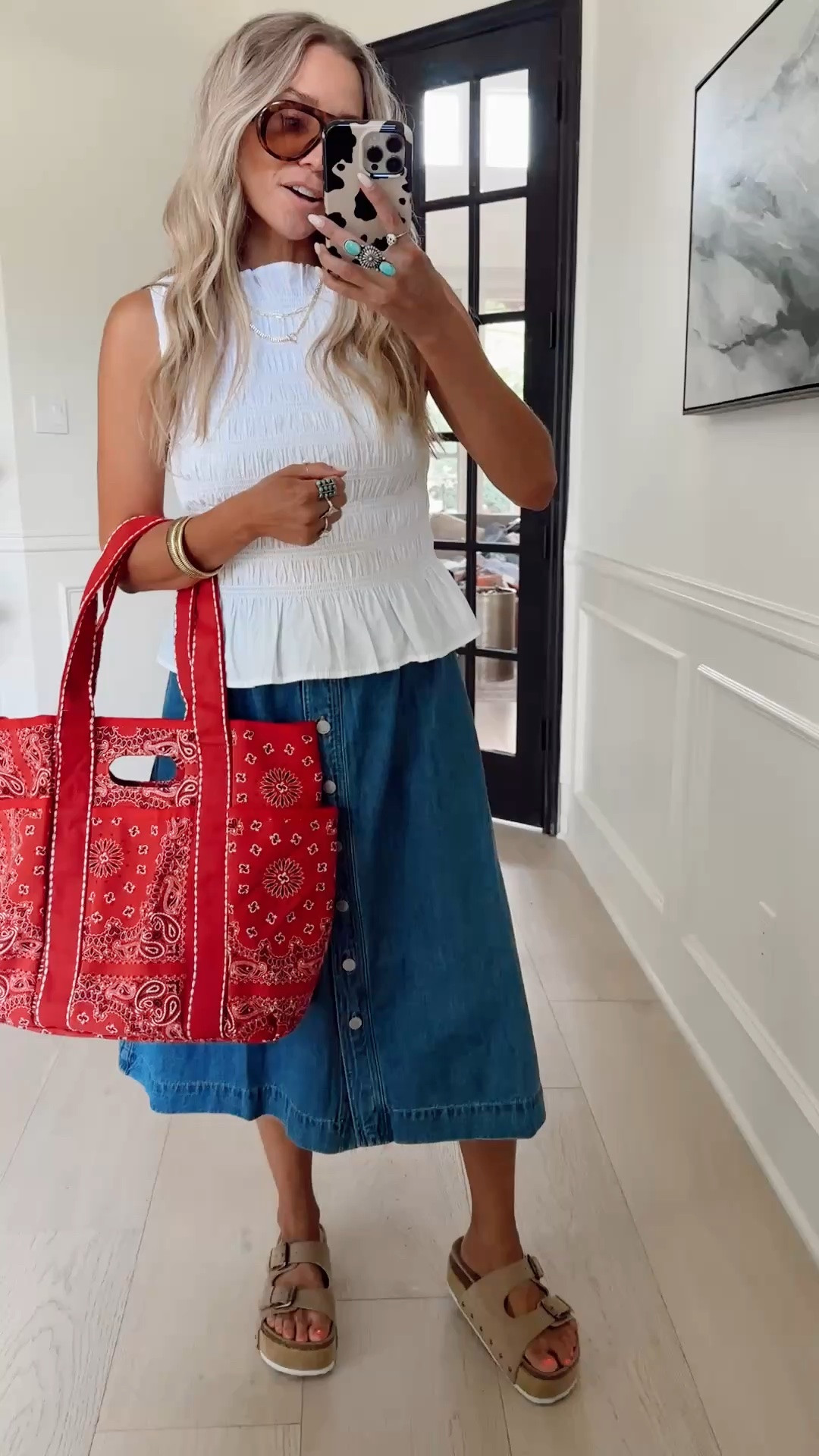 Walmart outfit for the win❣️ I’m truly shocked that this peplum top is still in stock. It’s been so popular! This denim skirt is going viral…for good reason too😍

Wearing size small // my tts

5’5” // 120 ish lbs

#LTKootd #LTKmomlife #LTKgrwm