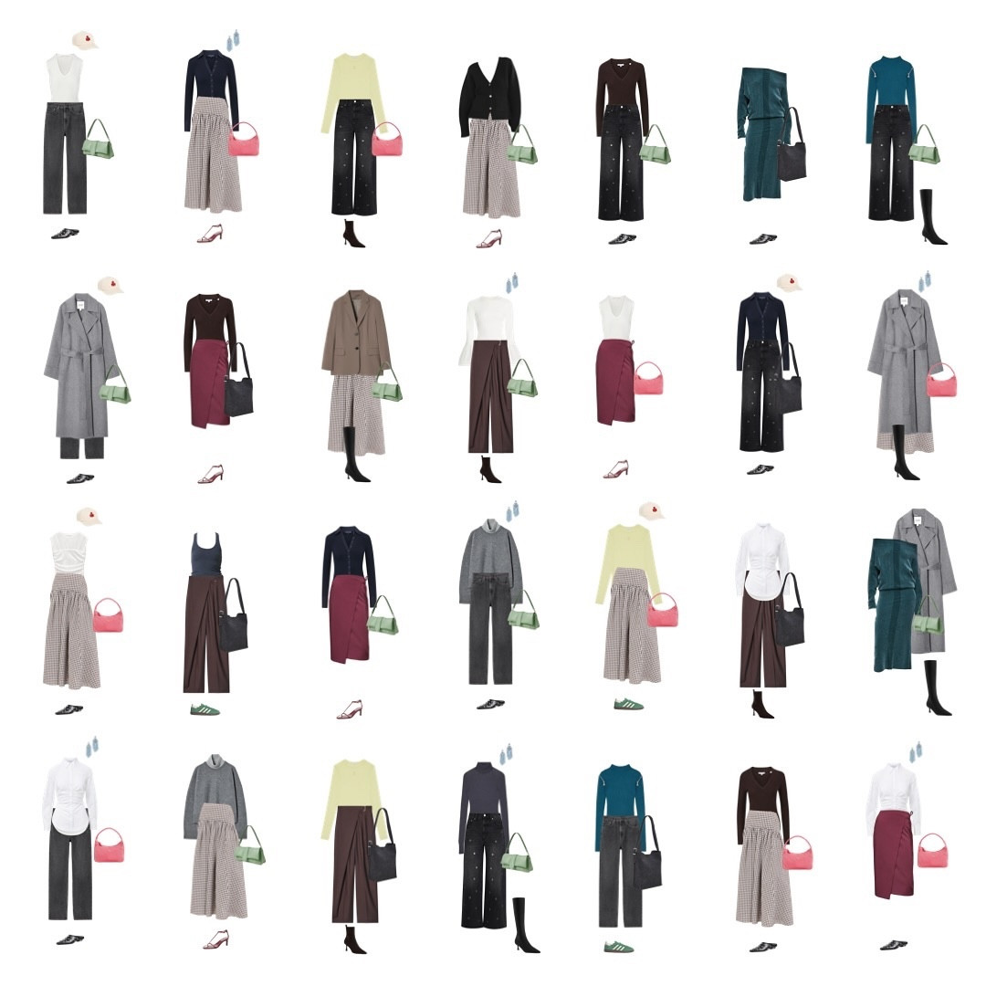 You voted! Let me know what you think of this capsule wardrobe example for the Dramatic Classic body type and Summer color type 🥰 Would you wear any of these??